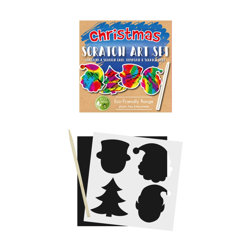 Eco-Friendly Christmas Magic Colour Scratch Set