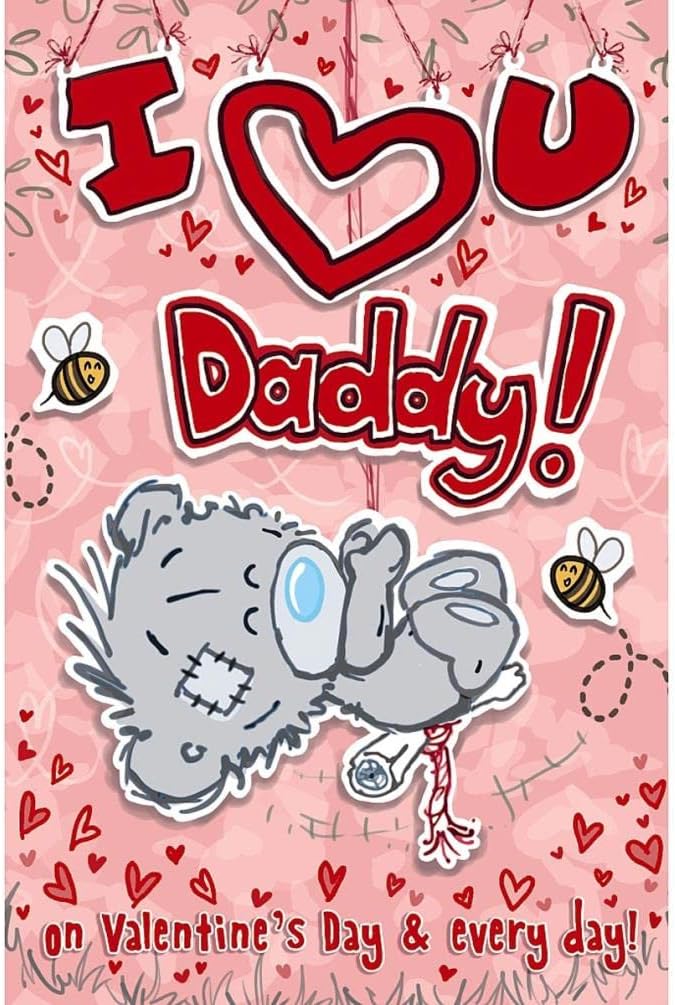 Me To You Bear Daddy My Dinky Bear Valentine's Day Card