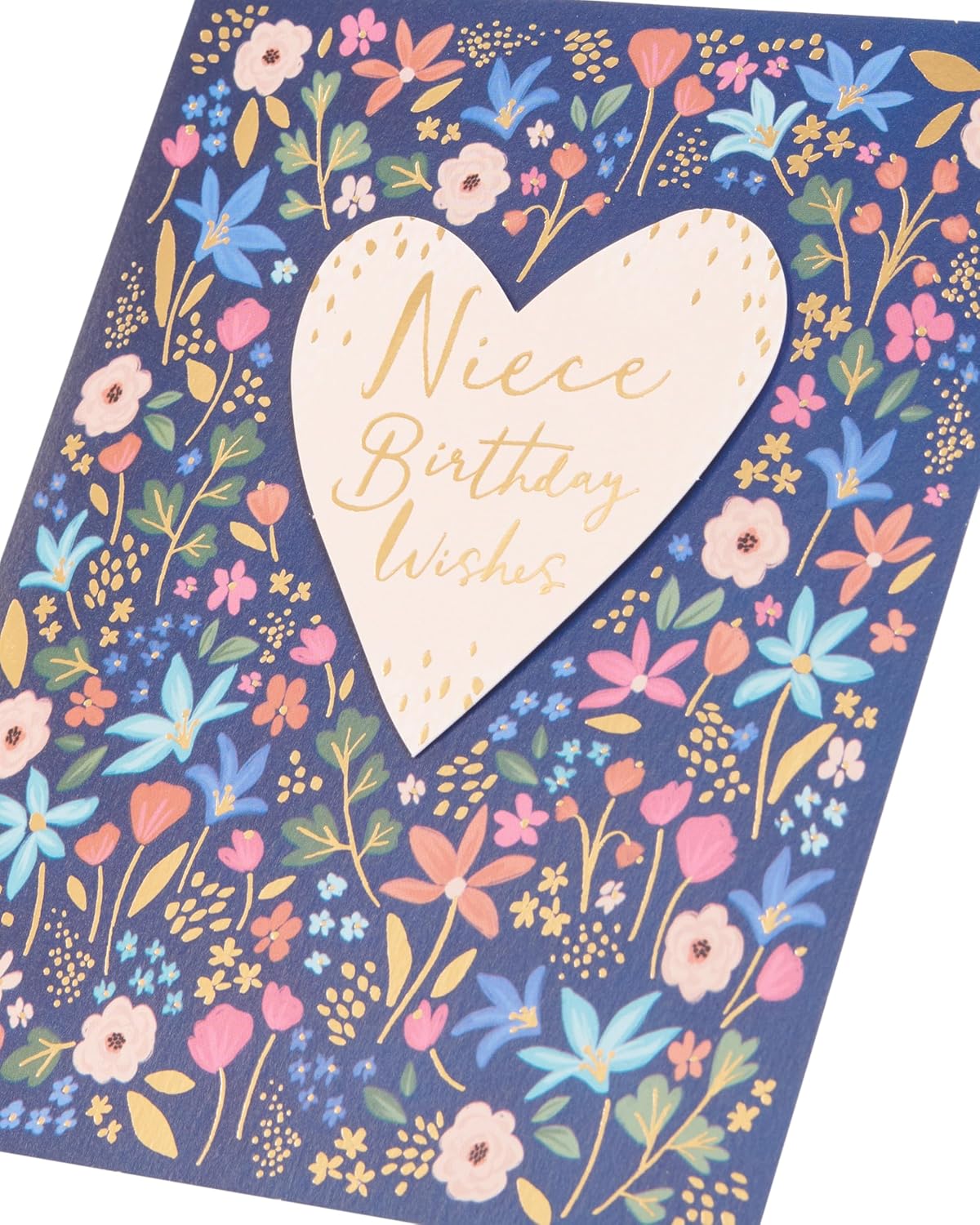 Bright Floral Design Niece Birthday Card