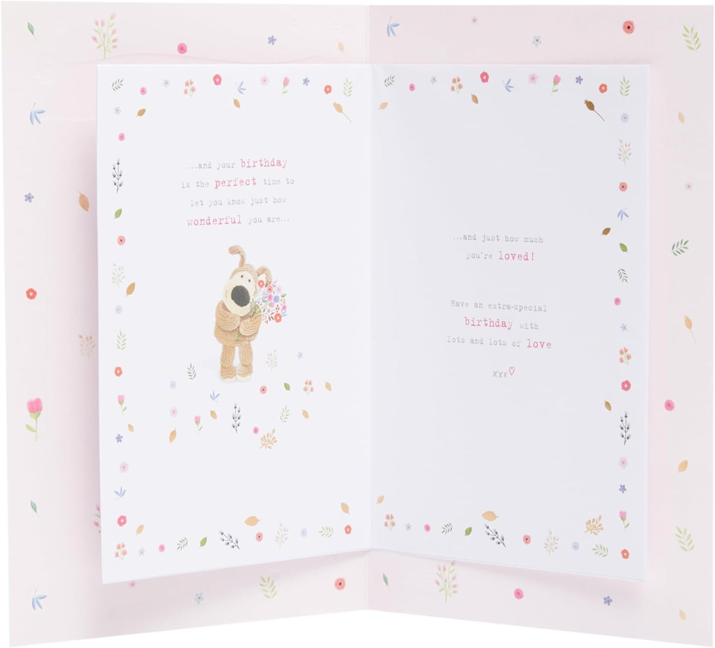 Boofle and Raffia Bow Special Daughter Birthday Card