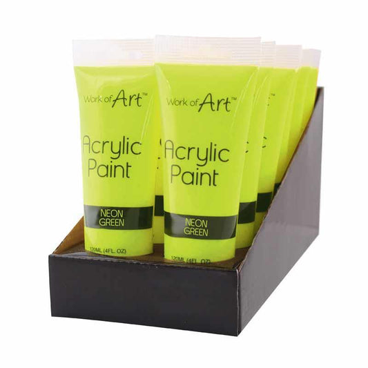 Neon Green Acrylic Paint 120ml