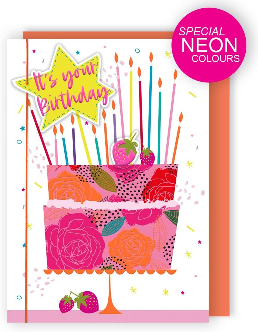 Sweet & Bright! Hand-Finished Birthday Card