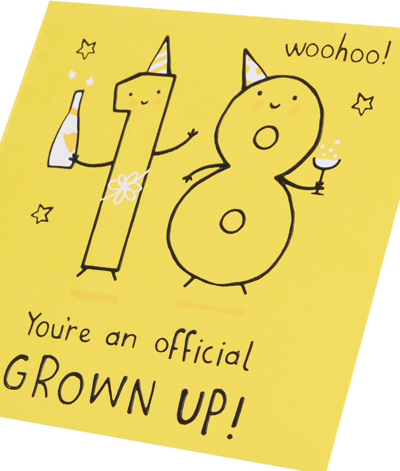 Fun and Bright Design 18th Birthday Card for Him/Her/Friend