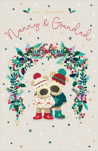 Boofle Festive Design Nanny and Gran Christmas Card