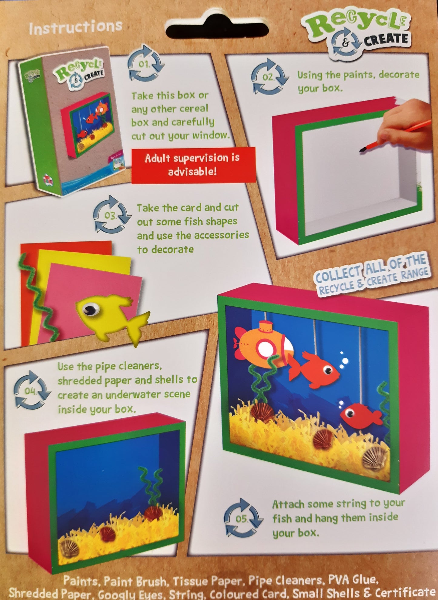 Make Your Own Recycled Aquarium by Kids Create