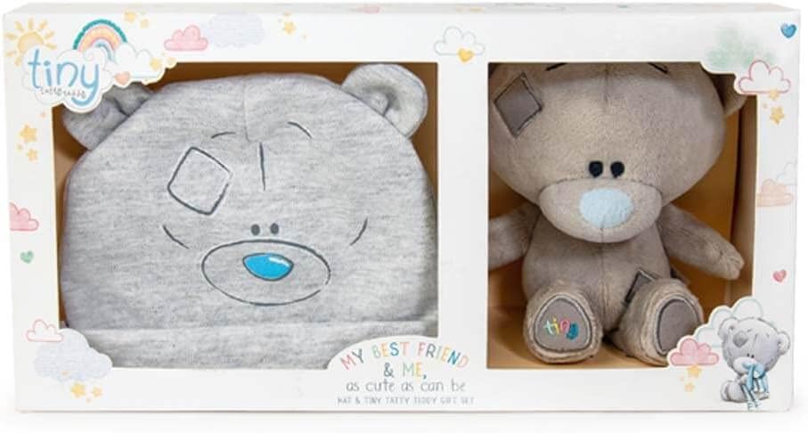 Tiny Tatty Teddy Bear Gift Set Hat and Plush