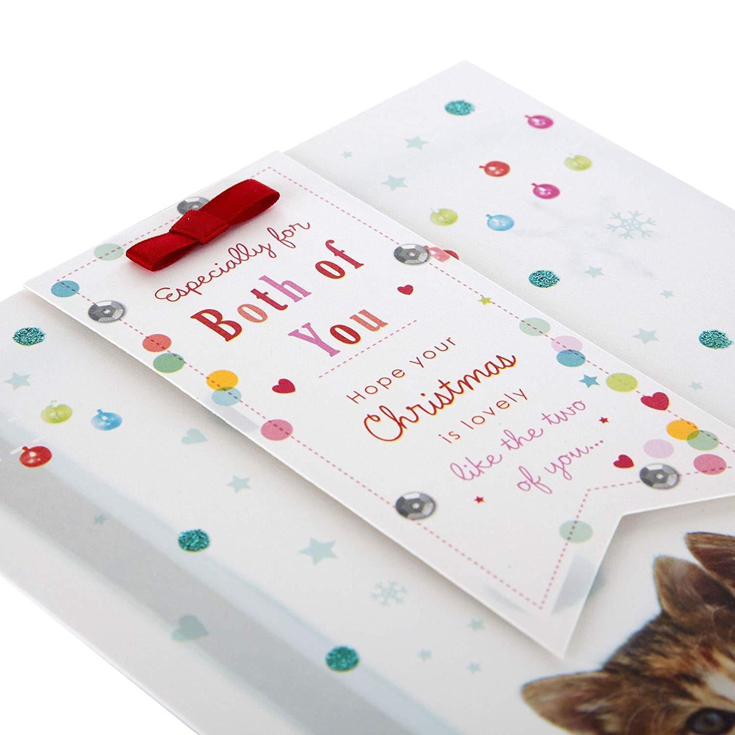 Hallmark Both of You Medium Christmas Card 'Happiness'