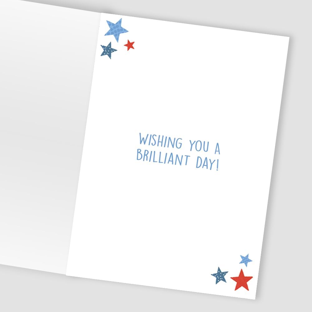 Sparkling Stars! Super Great-Grandson Birthday Card