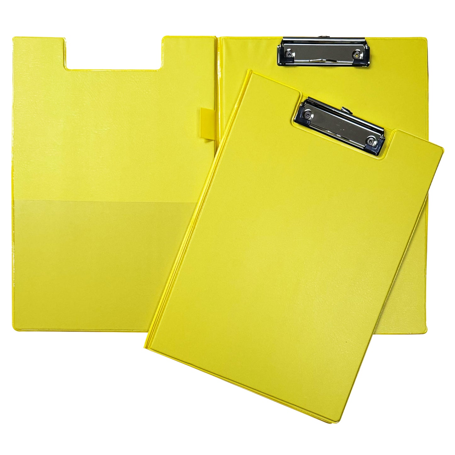 Pack of 10 Janrax A4 Assorted Coloured Foldover Clipboards