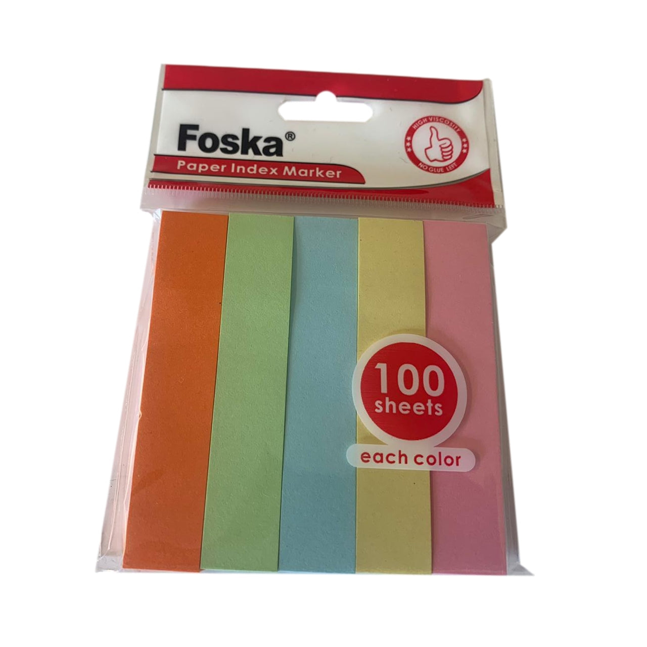 6x Pack of 500 Sheets Assorted Page Index Sticky Note Markers