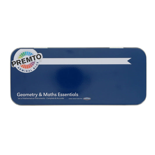 9 piece Admiral Blue Maths Set By Premto