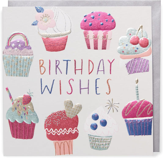 Kindred Cupcakes Birthday Wishes Greetings Card