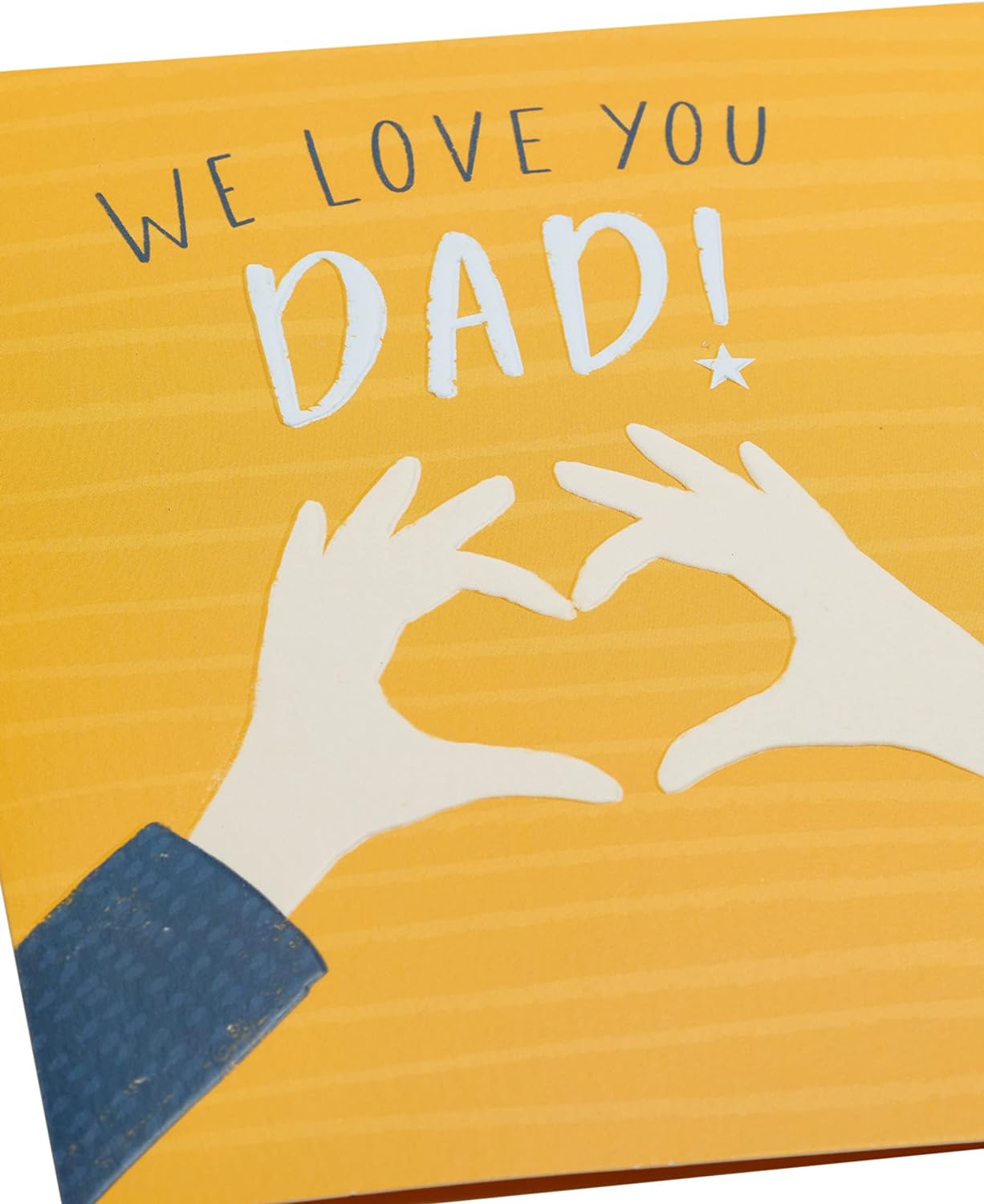 Heart Shape Design From Both Of Us Father's Day Card