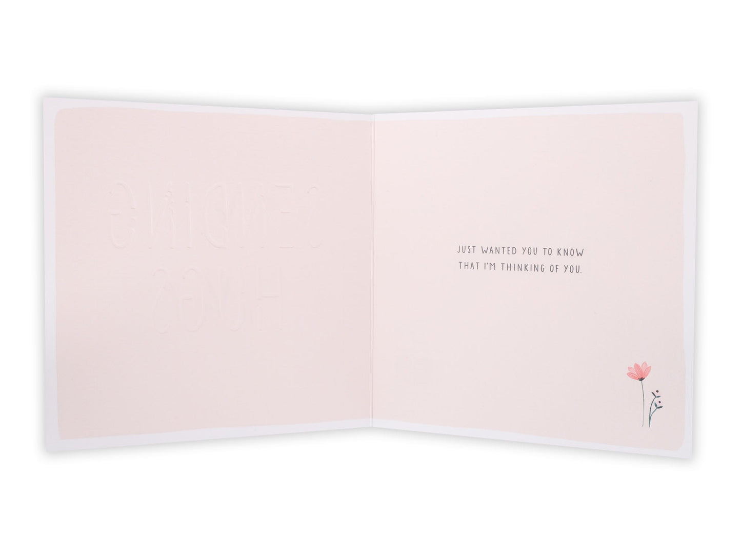 Thinking Of You Sending Hugs Open Card