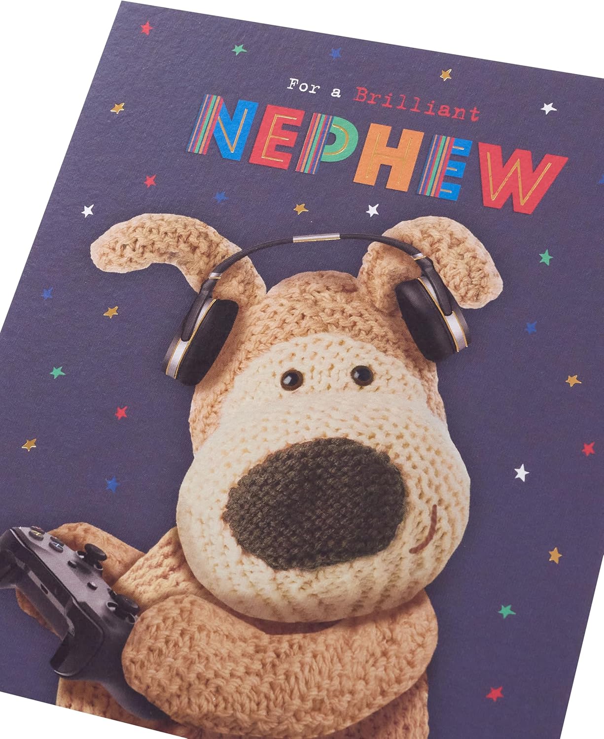 Boofle with Headphones Nephew Birthday Card