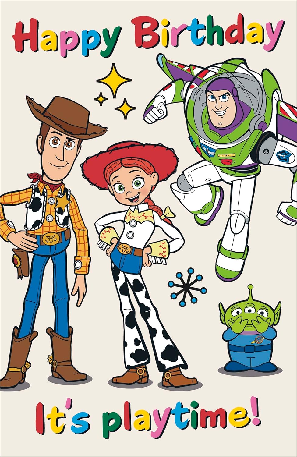 Disney Toy Story Unique Woody/Buzz Design Birthday Card