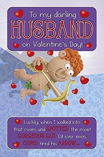 To My Darling Husband Valentines Day Card