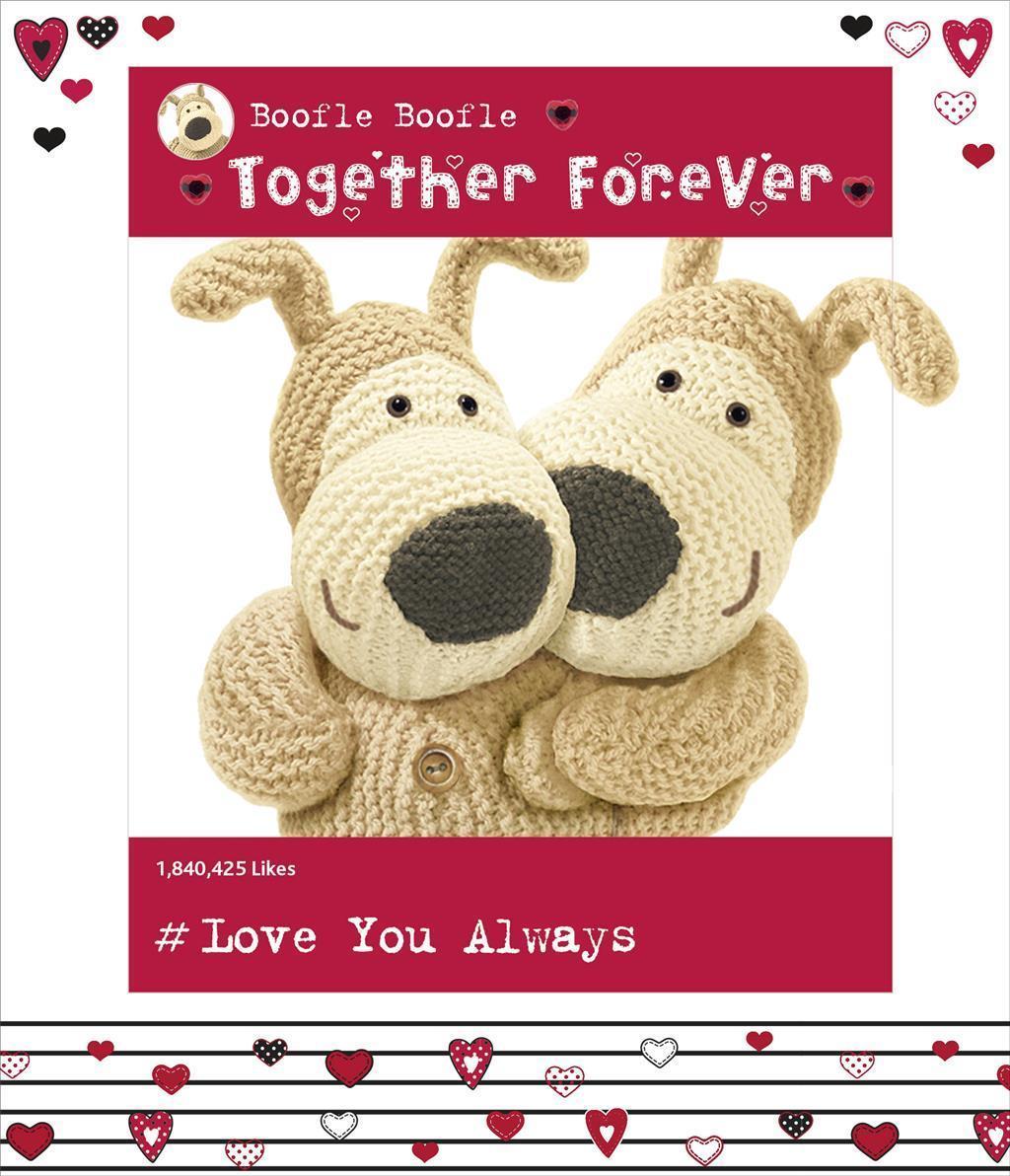 Together Forever Love You Always Adorable Valentine's Day Greeting Card