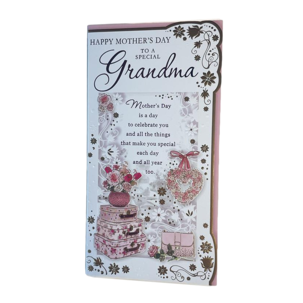 To A Special Grandma Floral Design Mother's Day Card