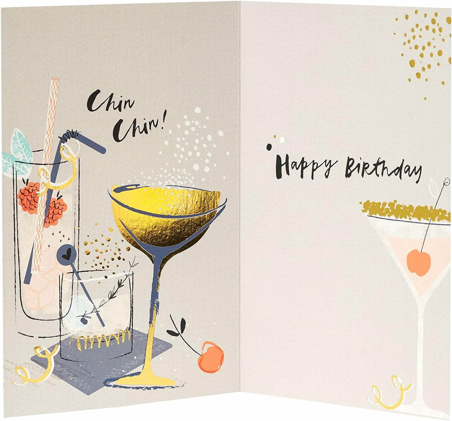 Bubbly Design Birthday Card