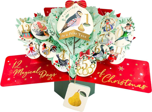 Traditional Bauble Pop Up Christmas Card