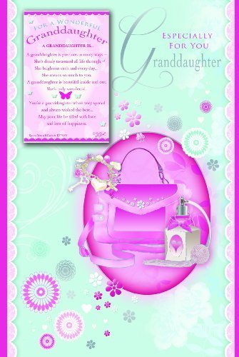 For Wonderful Granddaughter Keepsake Treasures Birthday Card