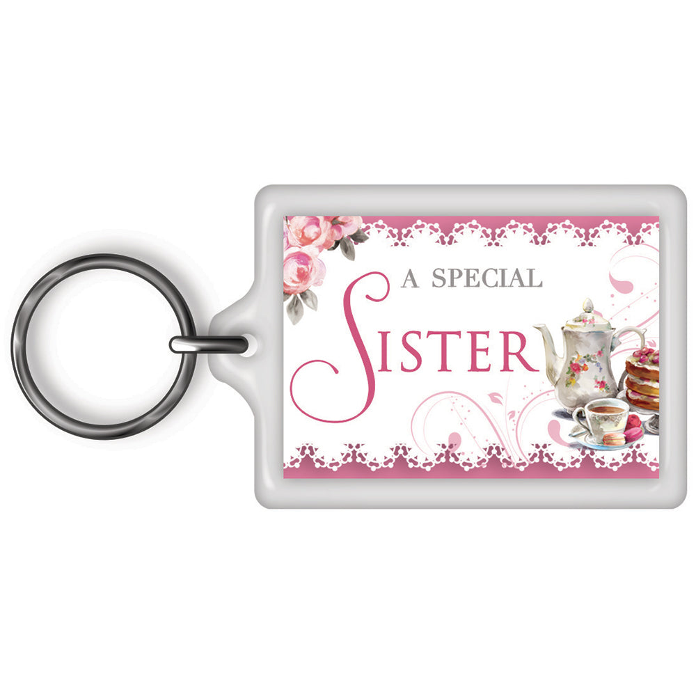 A Special Sister Celebrity Style World's Best Keyring