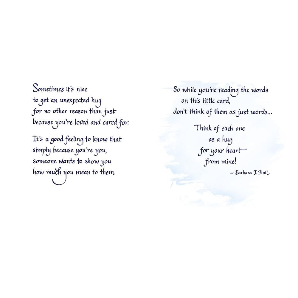 I'm Sending You A Hug Today Sentimental Verses Keepsake Greeting Card