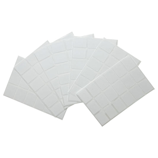 Pack of 630 White 16x22mm Rectangular Labels - Adhesive Stickers