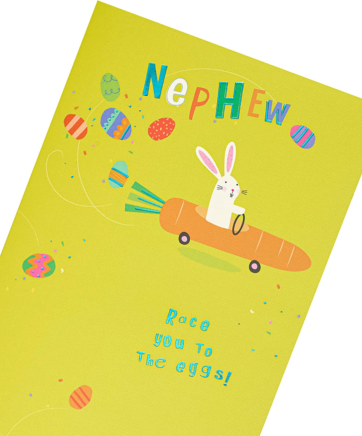 For Nephew Easter Bunny Greeting Card