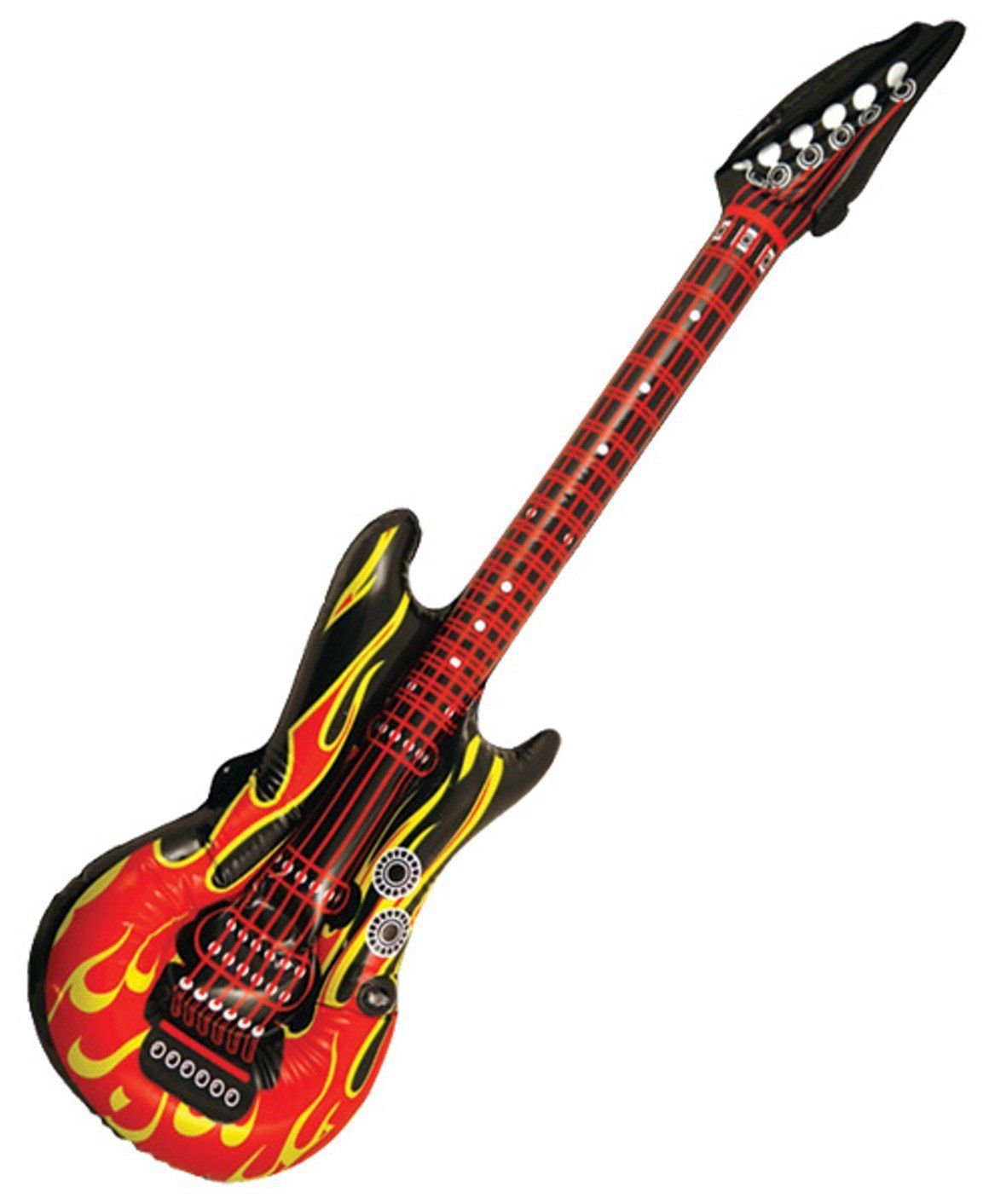 Inflatable 106cm Rock Guitar Flame