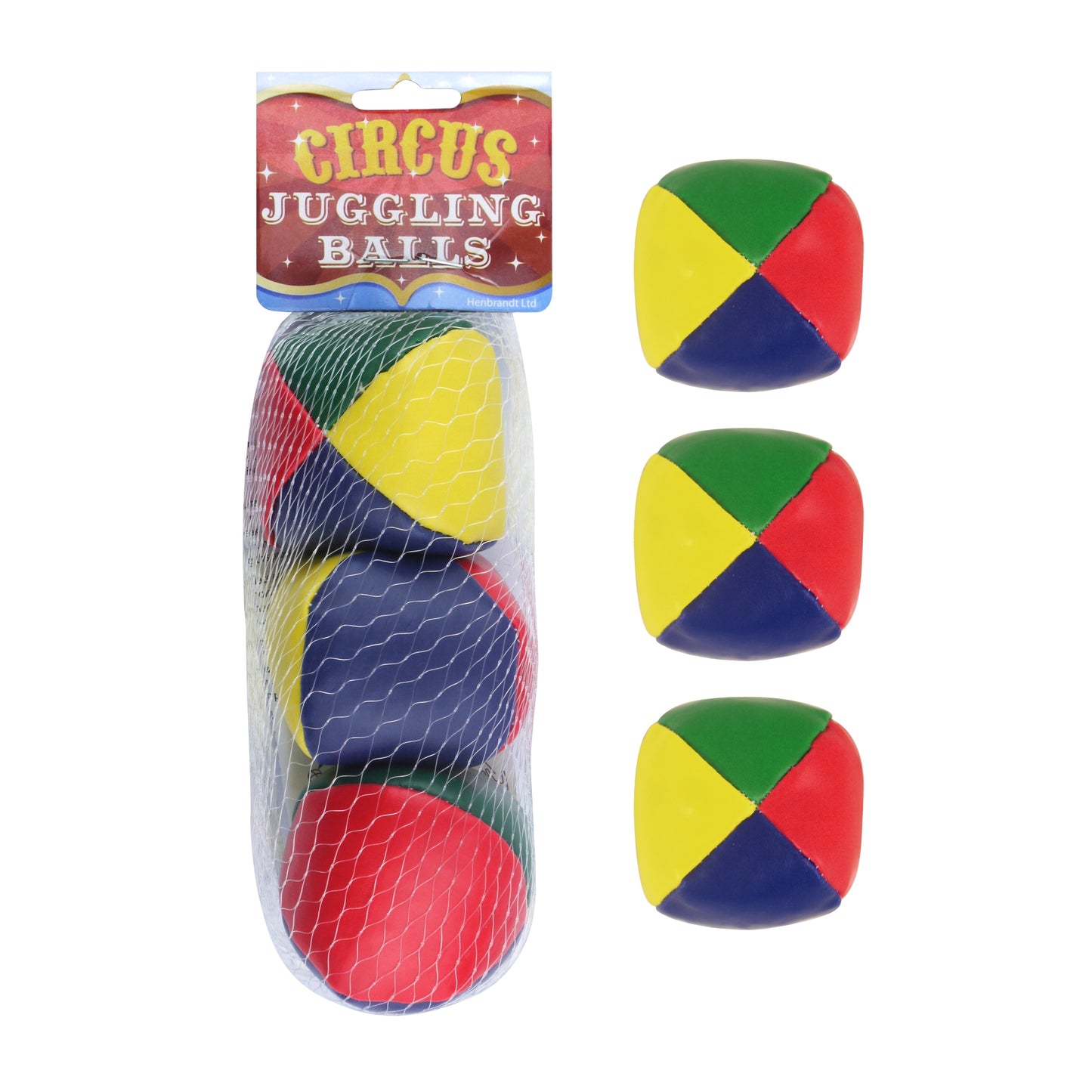 Pack Of 3 Juggling Balls 5.5cm