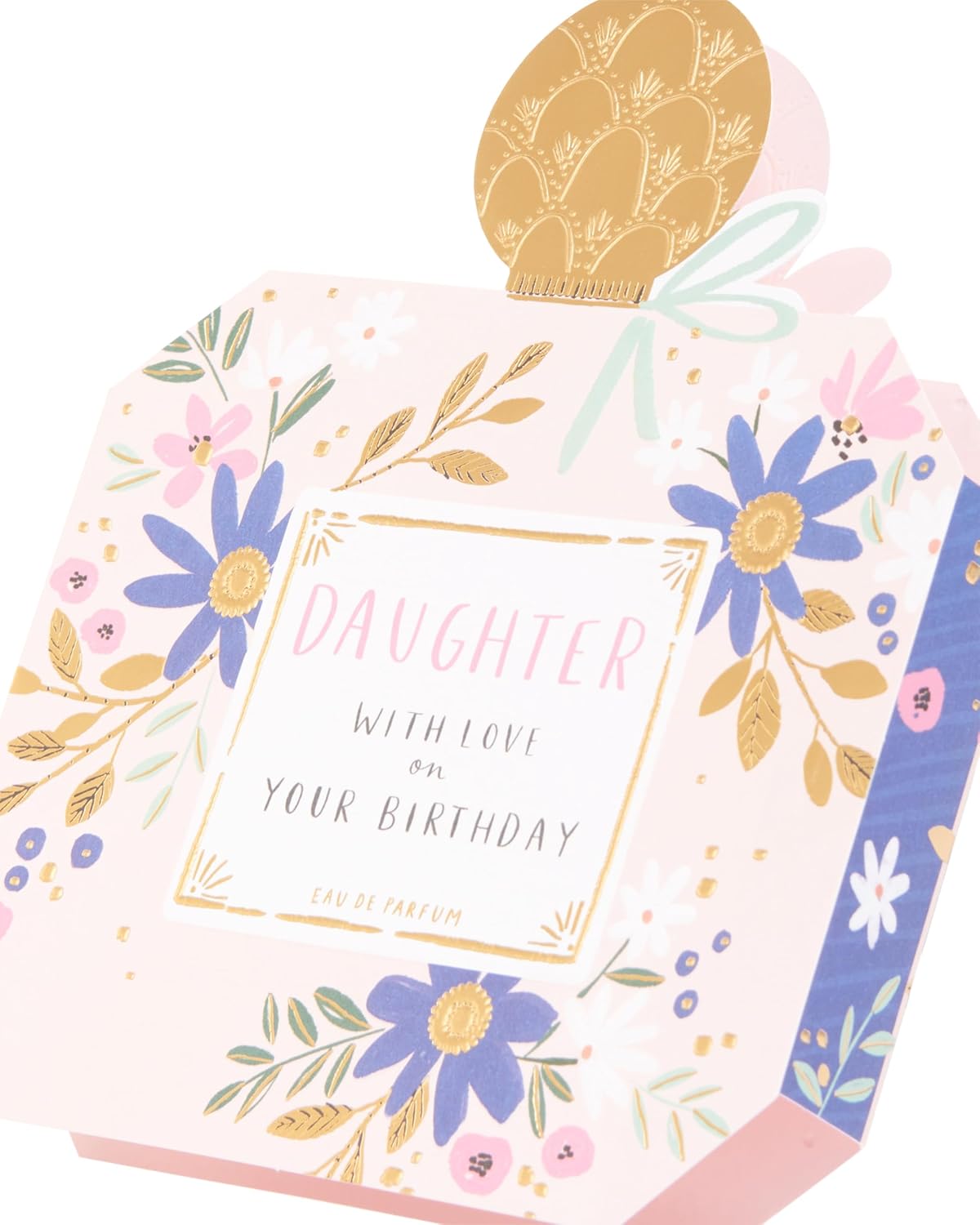 Perfume Bottle Shaped Design Daughter Birthday Card