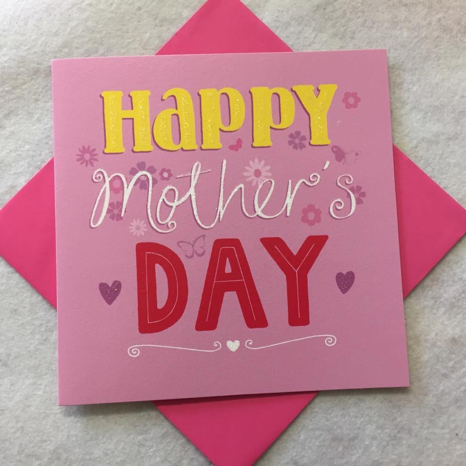 Open Someone Pink Beautiful Foil Finished Happy Mother's Day Greeting Card