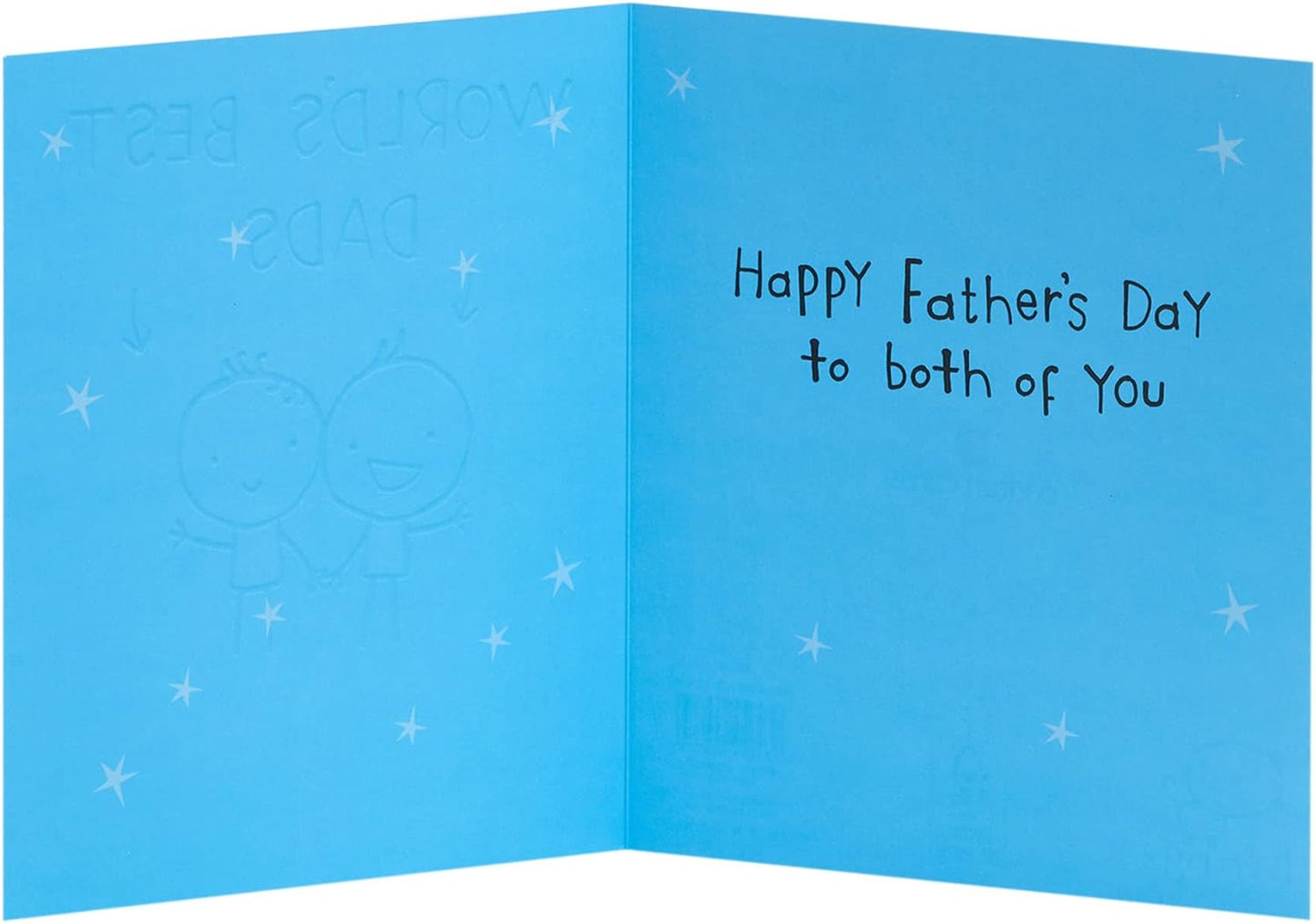 Blue Design Father's Day Card Dad