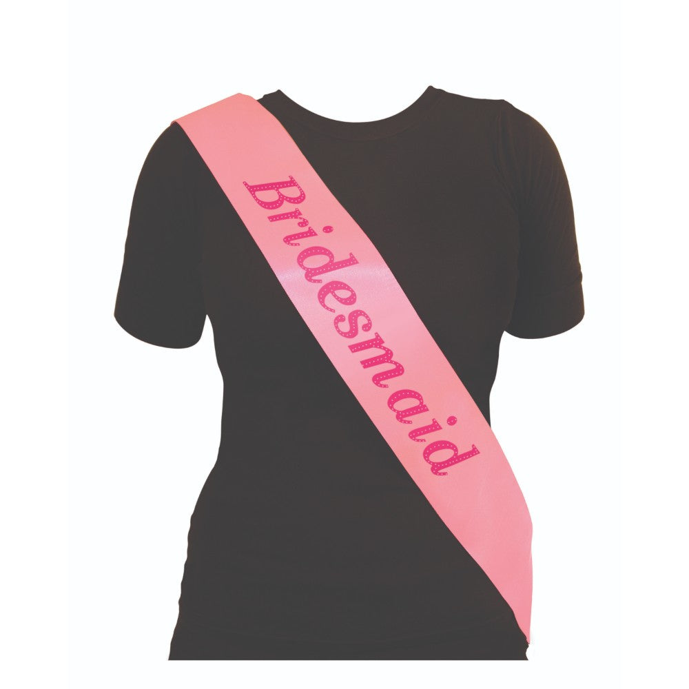 Bridesmaid Sash Pink Hen Party