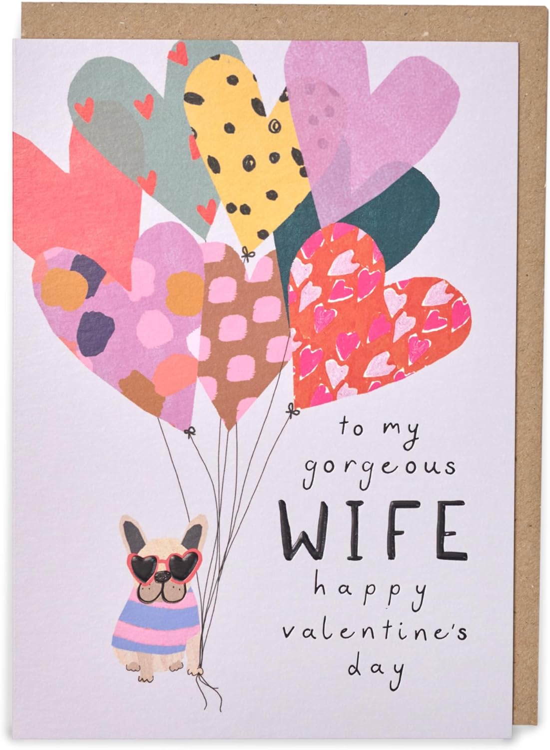 Kindred My Gorgeous Wife Valentine's Day Blank Card