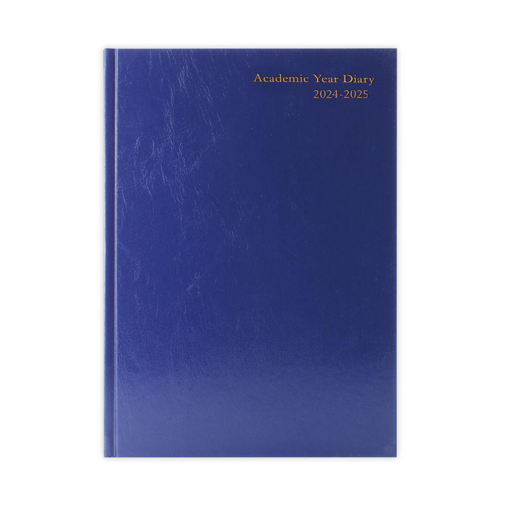 Janrax 2024-2025 A5 Day Per Page Blue Academic Diary