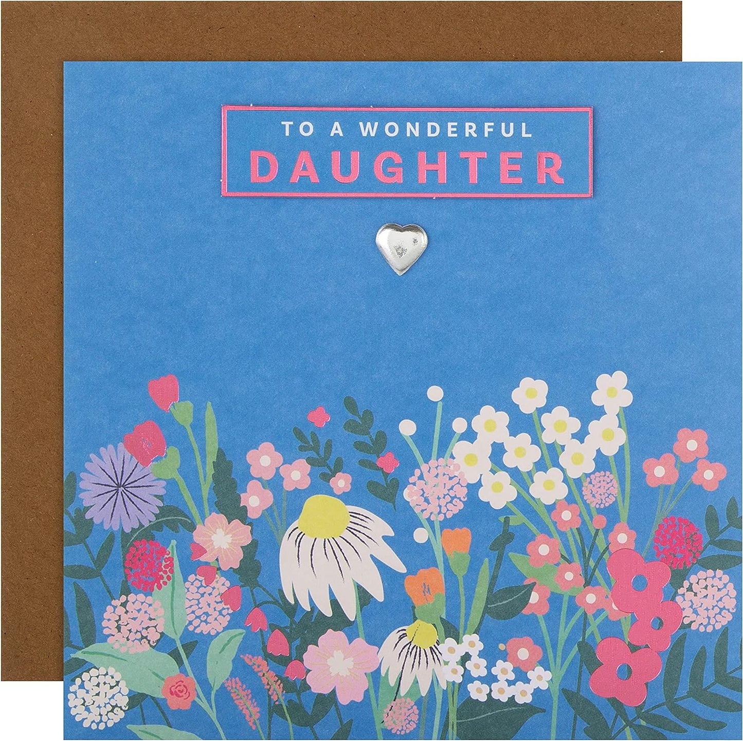 Floral Bloom Design Daughter Birthday Card