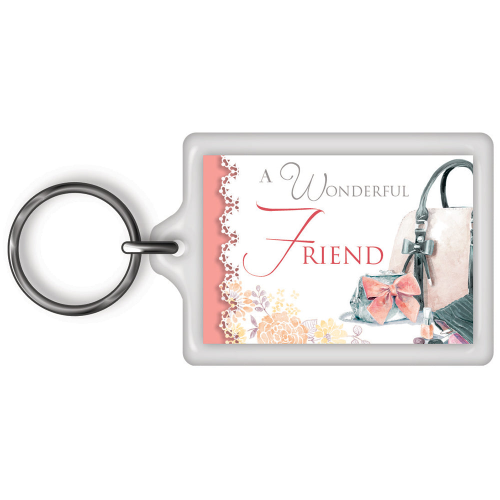 A Wonderful Friend Celebrity Style World's Best Keyring