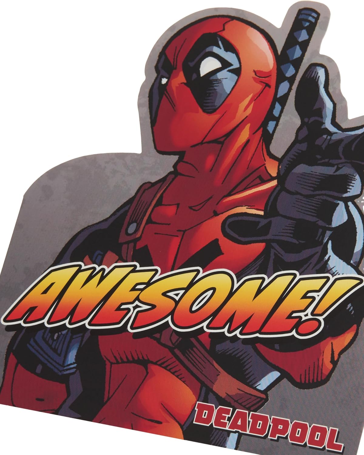 Marvel Deadpool Awesome Design Birthday Card for Him