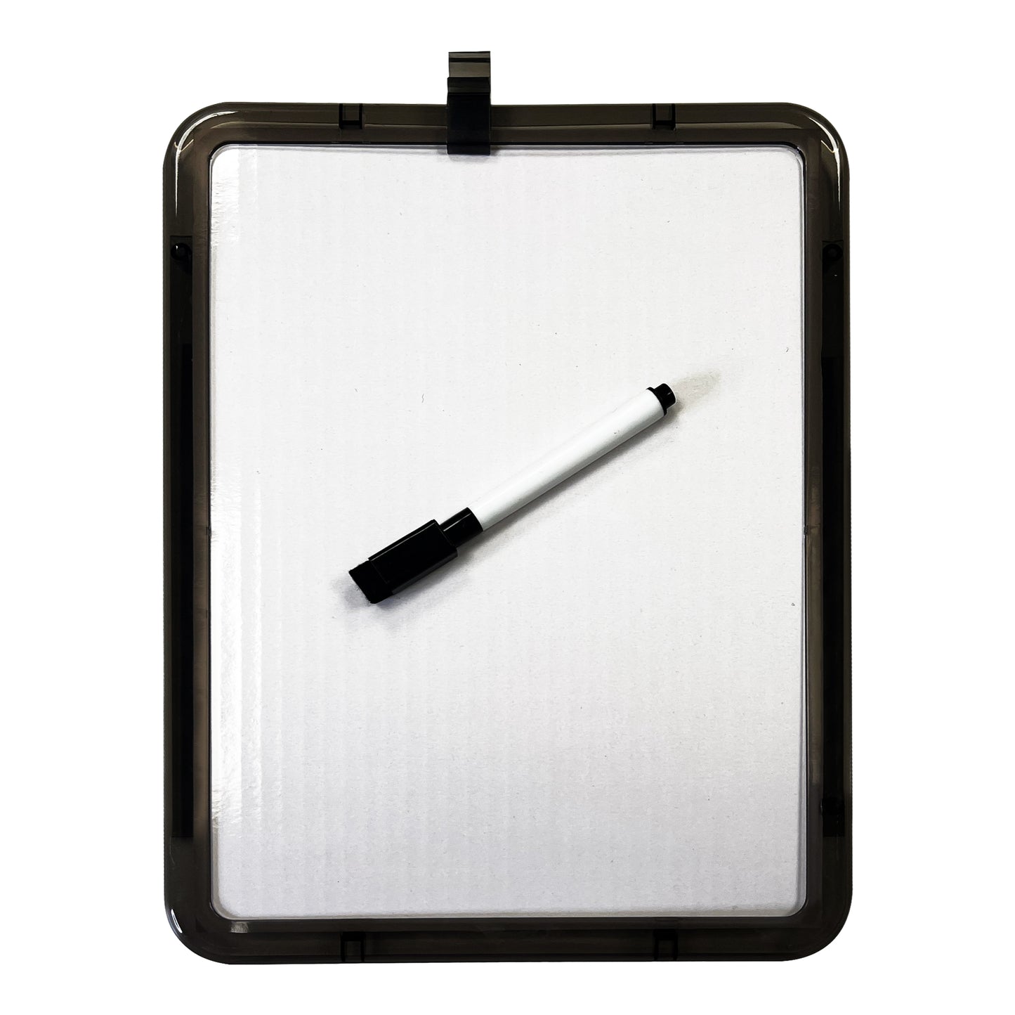 A4 Magnetic Mounting Black Frame Whiteboard with Dry Wipe Eraser Pen