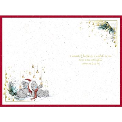 Bears With Bells Mum Christmas Card