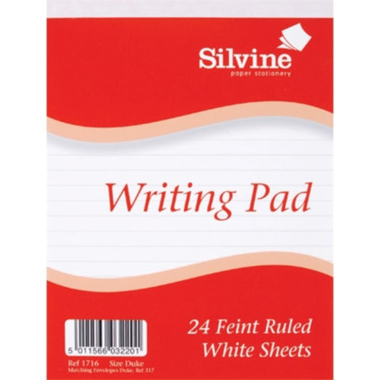 Lined Writing Pad Duke