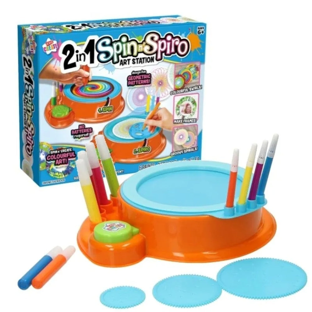 2 in 1 Spin 'N' Spiro Art Station