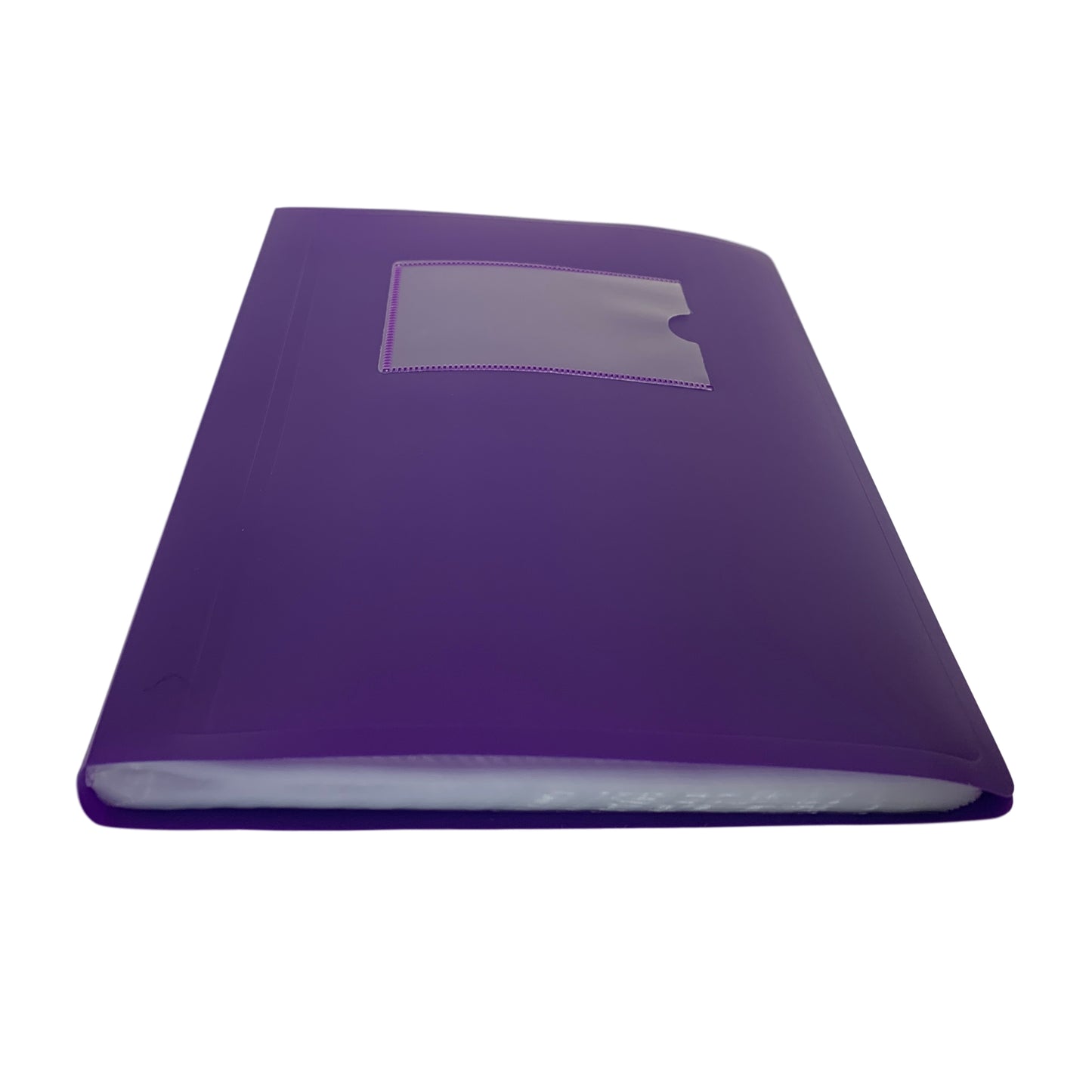 A5 Purple Flexible Cover 100 Pocket Display Book