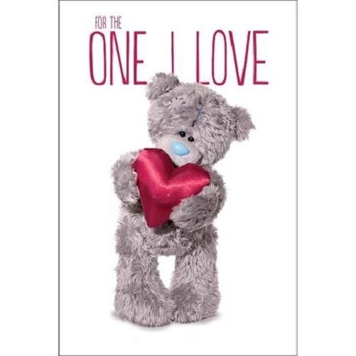 3D Holographic One I Love Me to You Bear Valentine's Day Card