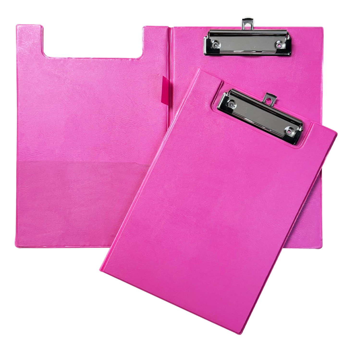 Pack of 10 Janrax A5 Assorted Coloured Foldover Clipboards