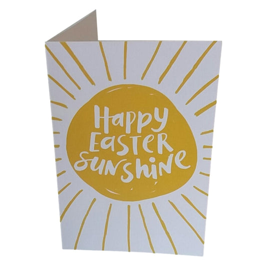 Pack Of 5 Happy Easter Sunshine Greeting Cards