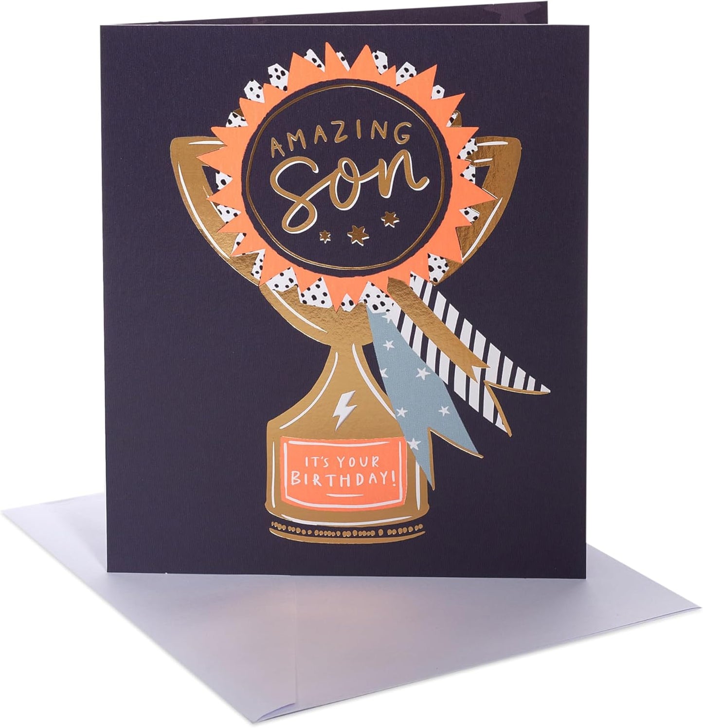 Trophy Design Son Birthday Card